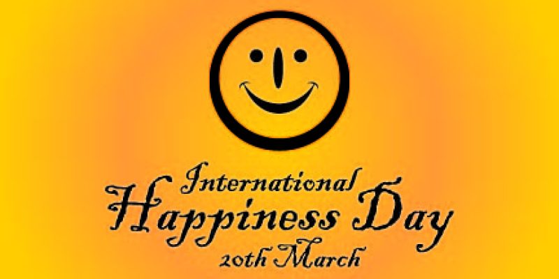 International happiness day vector template design vector illustration – free vector
