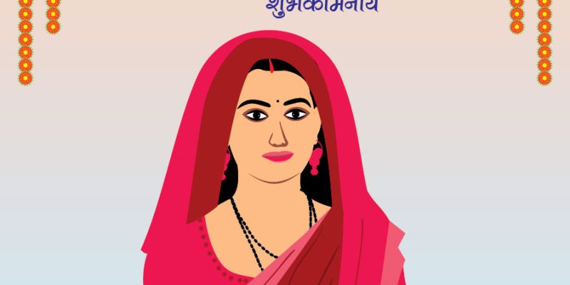 Happy Chhath Puja Holiday background for Sun festival of India