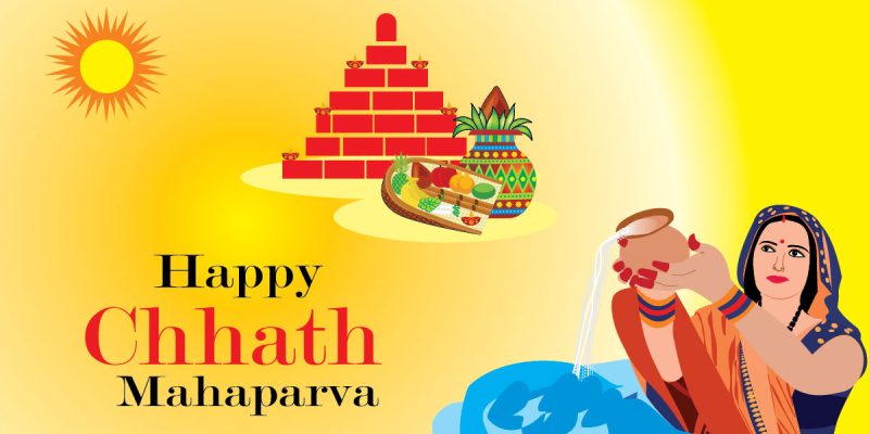 Happy Chhath Puja – free vector