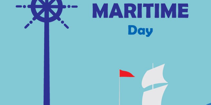 National Maritime Day Vector with Yacht Picture – Free Vector