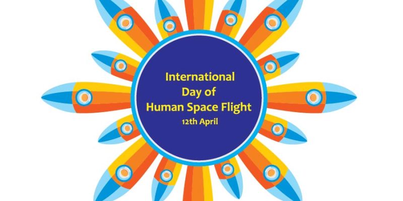 International Day of Human Space Flight – free vector