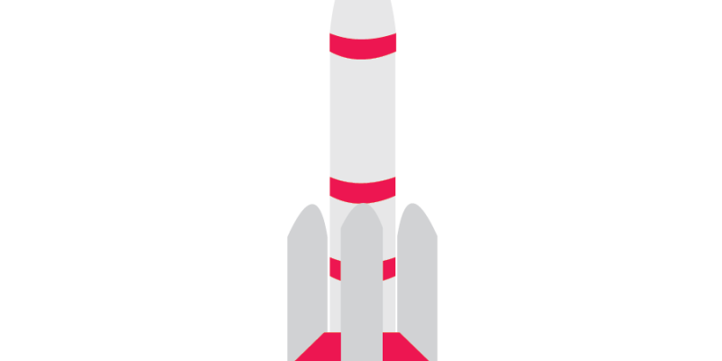 Space rocket ship illustration – Free Vector