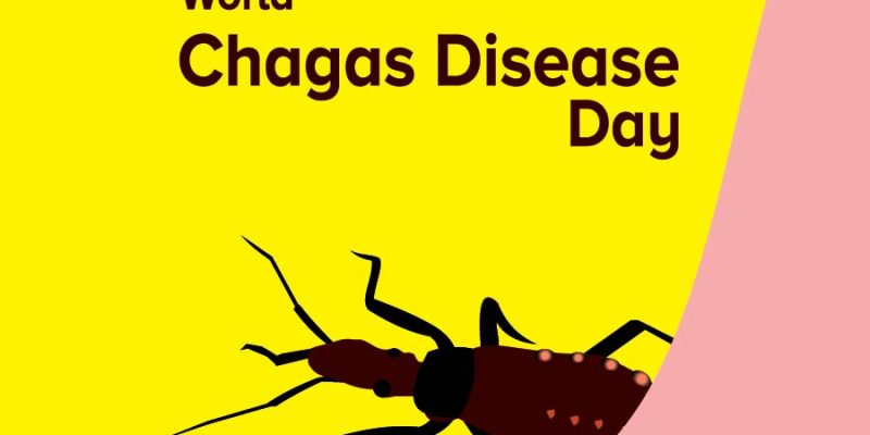 Chagas Day, observed on 14 April each year to raise public awareness of Chagas Disease – free vector