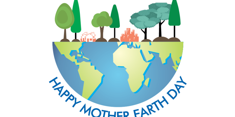 Happy Mother Earth Day illustration – free vector