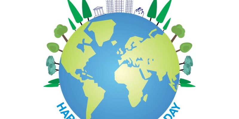 Earth Day Banner Illustration for environment – free vector