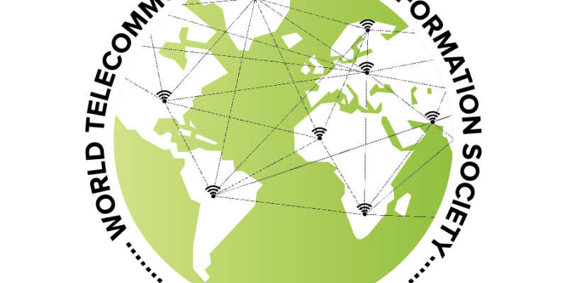 World telecommunication and information society Day, 17 May. Communications network across earth globe conceptual illustration vector – Free Vector