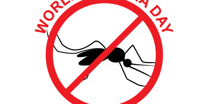 World Malaria Day logo icon illustration – free vector