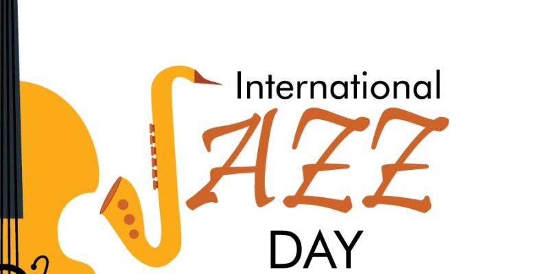 Flat design international jazz day – Free Vector