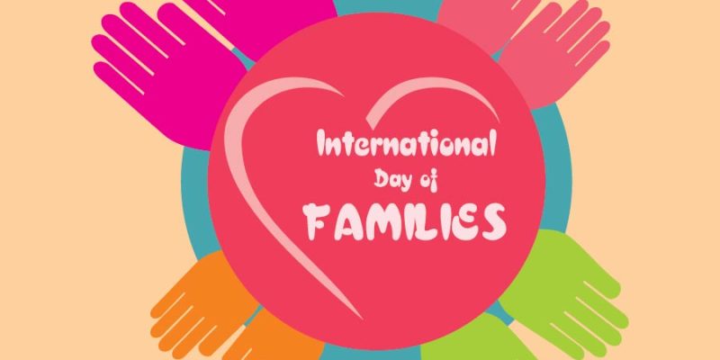 International day of families with hands illustration – Free Vector
