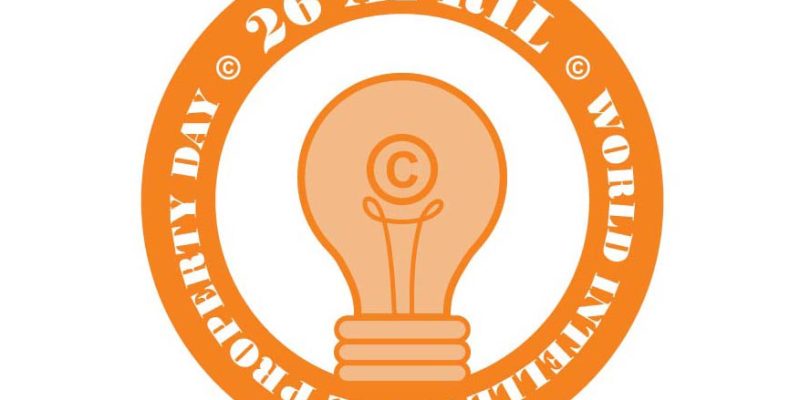 Copyright or intellectual property right day isolated icon