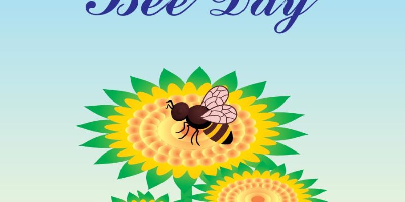 World bees day. Save the bees. Environment protection – free vector