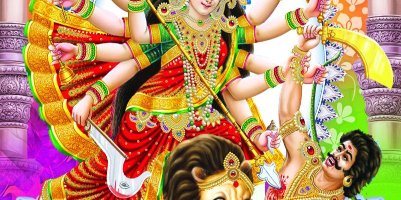 Maa Durga Mahisasur Vadh Religion Picture – Free Photo