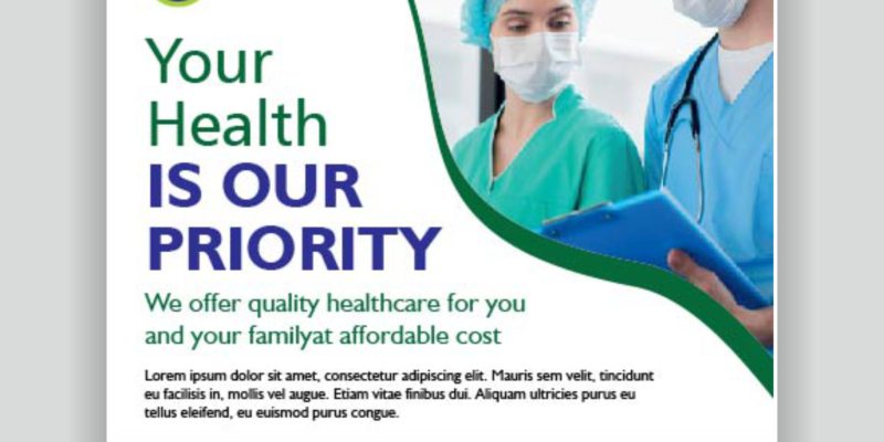 Medical Social Media Template – Free Vector