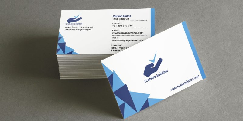 Creative & modern professional business card – Free Vector