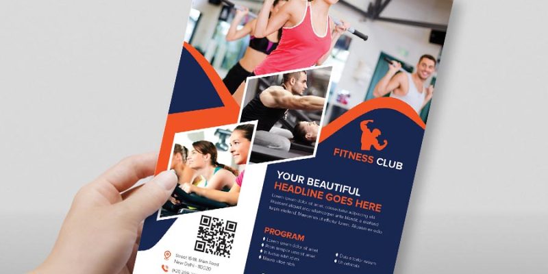 Fitness Club Flyer Template